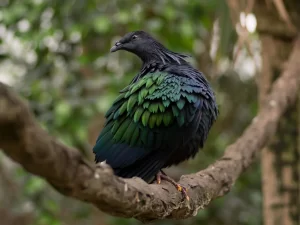 Nicobar Pigeon, Caloenas Nicobarica