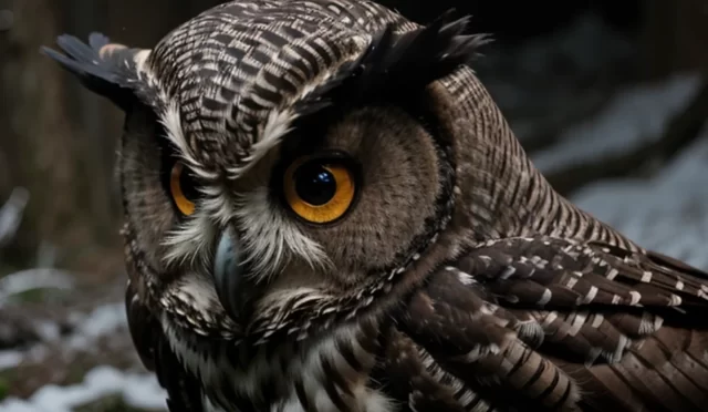 Stygian Owl (Asio Stygius)